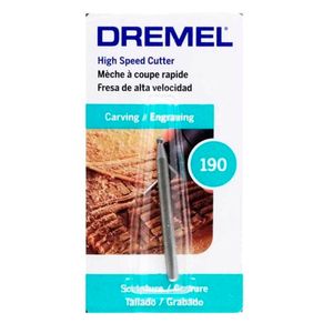 Fresa de Alta Velocidad Redonda 3/32" Dremel 190