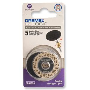 Discos de Lija EZ-LOCK Grano 120 Dremel EZ412SA