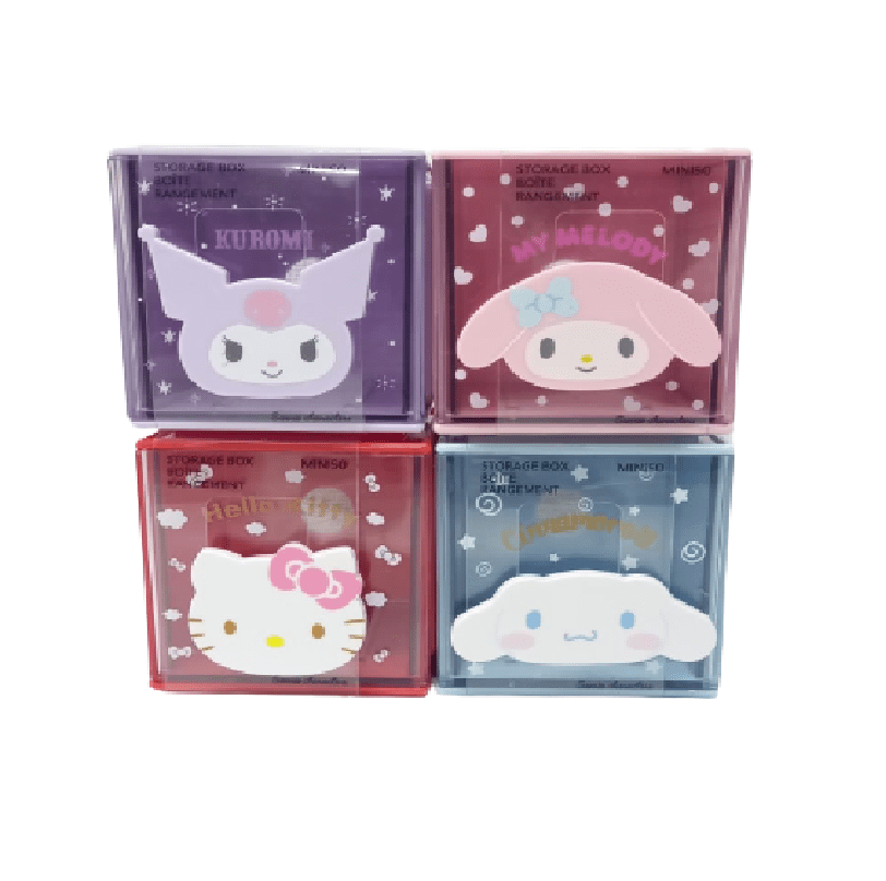 Organizador De Plastico En Forma De Cubo Personajes Sanrio B - Sanrio ...