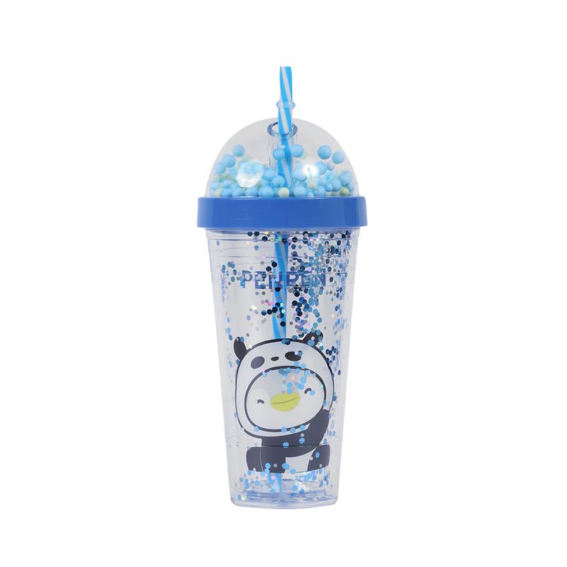 Mi Vaso con Pajita Click&Go Lovely 250ml - Azul