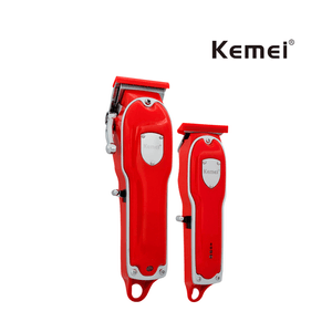 Combo Maquina Trimmer Kemei Inalambrica KM-3911