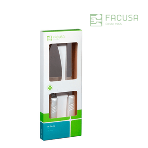 Set de Torta Facusa Cuchillo y Espátula Perlado