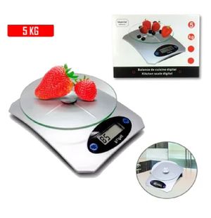 Balanza Gramera Digital de Vidrio 5Kg