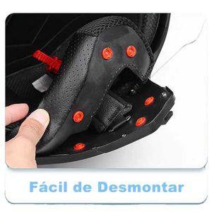 Casco de moto Greenline BYB7 Negro Mate