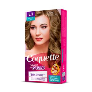 Coquette Tinte 8.3 Rubio Claro Oro Pack 1 aplicacion