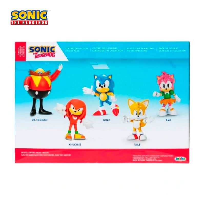 Set 5 Figuras Sonic 5cm Colección Juguete Infantil