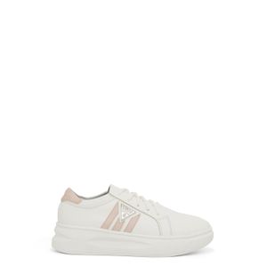 Zapatilla Escolar de Cuero para Niña Par&ss MV22-1642 Blanco Rosado