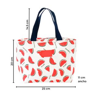 Lonchera Térmica de Alimentos Bolso Impermeable Sandía 17L