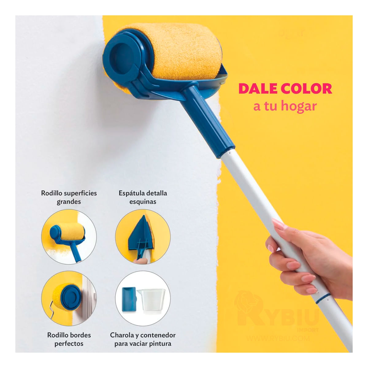 Rodillo Gotele Juego De Rodillos Profesionales Para Pintura De