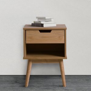 Velador Vintage Moderno Jenniffer 1 Cajón