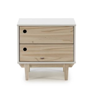 Velador Vintage Moderno Jose 2 Cajones