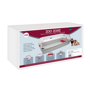 ZooZone Jaula para Conejos Cuyes Erizo 100 cm + Living World