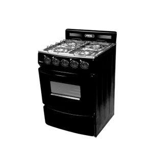 Cocina Fadic con respaldar y Horno 20" Sami 4H -Negro