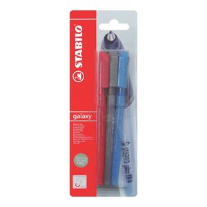 Lapiceros / boligrafos galaxy 818 3x2 (azul, negro, rojo) 818fbl3/bbr