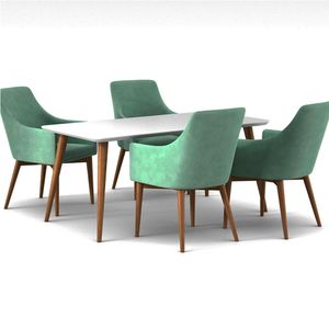 Juego de comedor 4 sillas Derco formashome