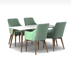 Juego de comedor 4 sillas Derco formashome