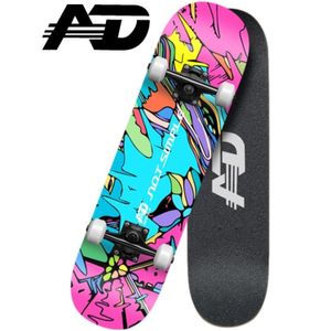 Skateboard AD 31'' Canadian Maple Psychedelic Design