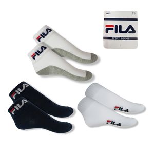 Medias Fila Tobilleras de Algodón Niños - Pack de 3 pares