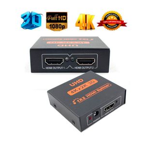 Hdmi Splitter 1x2 1.4 Full Hd 4k Multiplica Señal Conecta 2 tv
