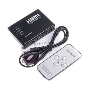 Switch Splitter Hdmi 5 en 1 Hub Hd 3d Tv Bluray Ps4 Deco Pc