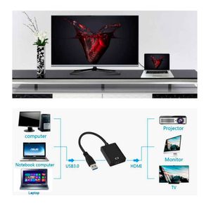 Adaptador Usb 3.0 A Hdmi Cable Convertidor Conversor Windows Linux