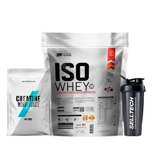 Pack Iso Whey 5kg Chocolate + Creatina Myprotein 250gr + Shaker