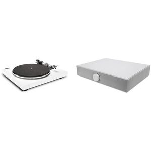 Andover Audio SpinDeck MAX Tocadiscos de dos velocidades totalmente automático y kit de altavoces...