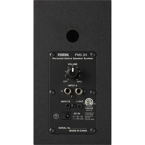 Fostex PM0.3H-W 3 "Sistema de altavoces activo personal de 2" 2 vías (blanco)