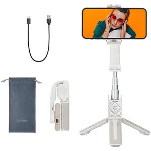 Hohem iSteady Q Smartphone Gimbal con control remoto desmontable (blanco crema)