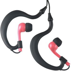 Tecnologías de fitness Uwater Triple Axis Action Aurfones estéreo (negro y rosa)