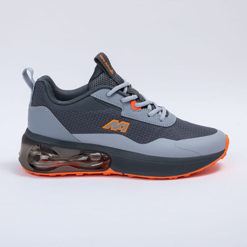 Zapatillas New Athletic Lifestyle Lifmaxx35 Gris Oscuro Para