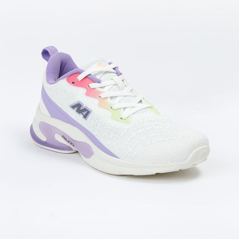 Zapatillas New Athletic Lifestyle Cult11 Blanco Con Morado Para