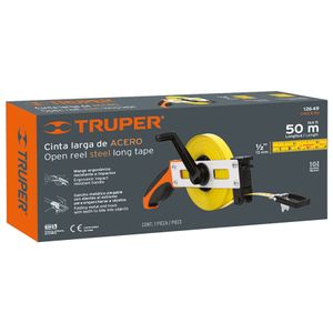 Wincha Metalica Tipo Cruceta 50 Metros Truper 12649