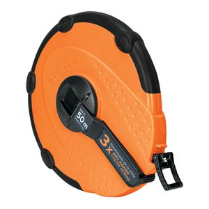 Wincha de fibra de vidrio Carcasa Plastica 50 Metros Truper 12640