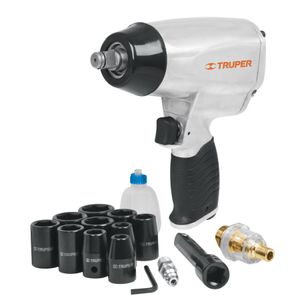 Kit Llave de Impacto 1/2" con estuche Truper 19372