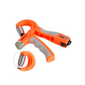 Hand Grip Con Contador y Regulador 60kg Color Anaranjado - Fitness