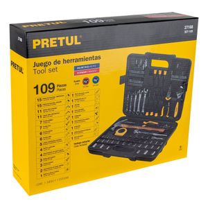 Juego de 109 Herramientas Pretul 27168