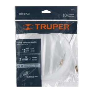 Guia Pasa Cable de Nylon 15 metros Truper 17756