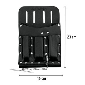 Porta Herramientas de Cuero 11 Compartimentos Truper 11514