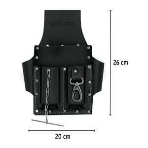 Porta Herramientas de Cuero 7 Compartimentos Truper 102007