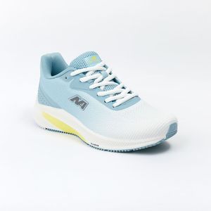 Zapatillas New Athletic Running Rungz15 Celeste con Blanco para Mujer