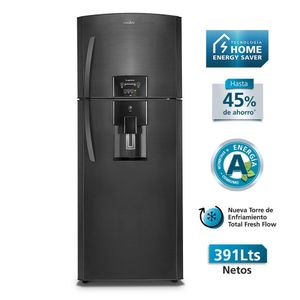 Refrigeradora Mabe 391L RMP410FZPC Black Steel