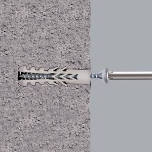 Tornillo + Tarugo 6x30mm x 80 unidades