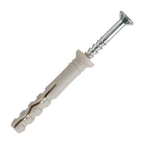 Tornillo + Tarugo 6x40mm x 15 unidades
