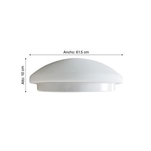 Plafón de cristal detector radar 360° 220v