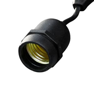 Guirnalda 20 sockets Negro E27 220v 10m