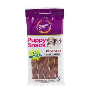 Twist Sticks GNAWLERS Cordero Bolsa 5un