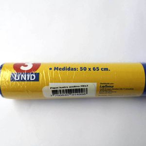 Papel Lustre LAYCONSA Azulino 50x70 Bolsa 3un