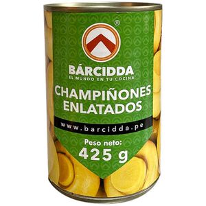 Champiñones Enlatados BÁRCIDDA Lata 425g