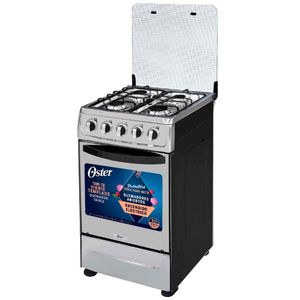 Cocina a Gas OSTER 4 Quemadores OS-PGSC20G4HTBS Gris